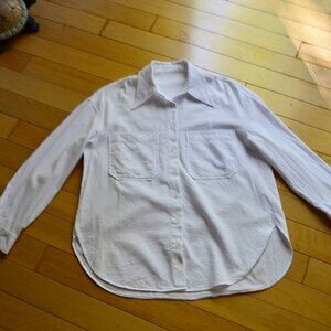 Designer White Shirt Blouse Size XS